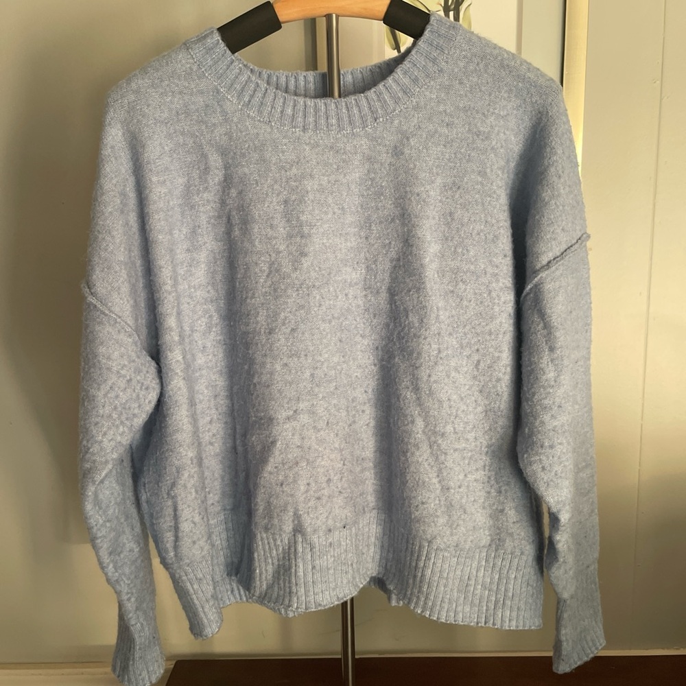 Lucky Brand Light Blue Crew Neck Sweater
